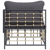 vidaXL Tuinhoekbank Poly Rattan Donkergrijs (34% Korting)