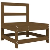 vidaXL Loungeset 3-delig Grenenhout Honingbruin - 35% Korting