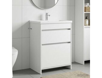 Onderbouw Waskast Wit 56x37.5x81 cm met 34% Korting