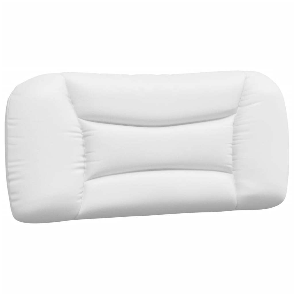 Hoofdkussen 90 cm Kunstleer Wit - 34% Korting
