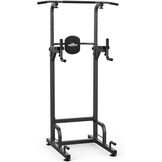 RELIFE REBUILD YOUR LIFE Optrekstang staand Trainingsapparaat Fitness Dip station Krachttoren Vrijstaand Thuis