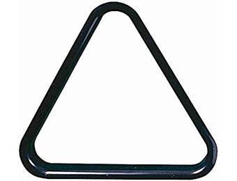 Poolballen Triangle Zwart Plastic 57 mm - 85% Korting!