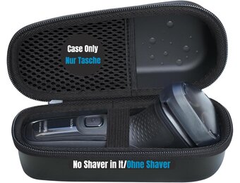 Waterdichte PU Reisetui voor Shaver Series 3000/3000X - 73% Korting