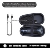 Waterdichte PU Reisetui voor Shaver Series 3000/3000X - 73% Korting