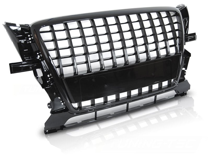 Voorgrille Audi Q5 2008-2012 Sport Glanzend Zwart (49% korting)