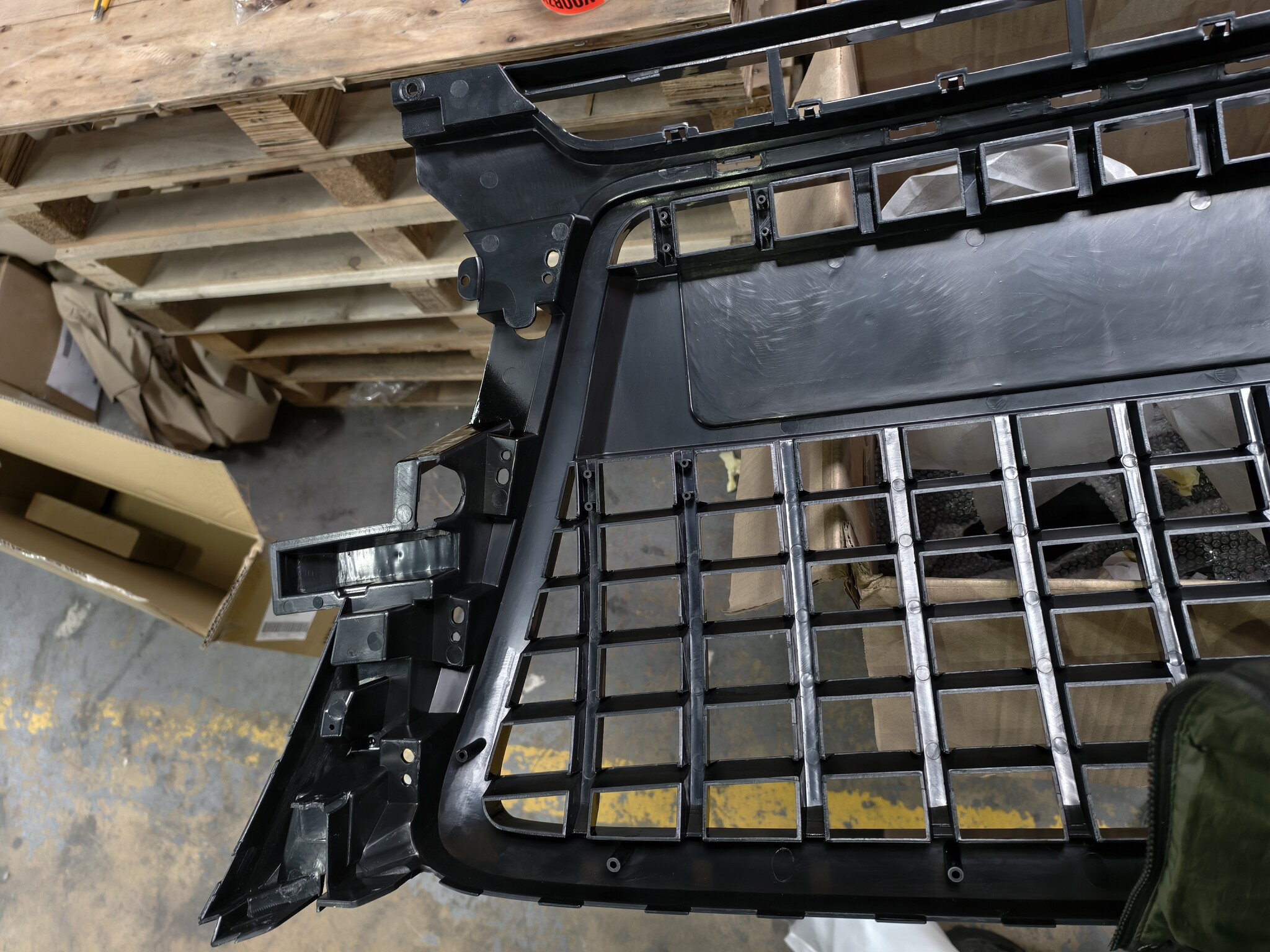 Grille voor AUDI Q5 2008-09/2012 - sport stijl - glanzend zwart