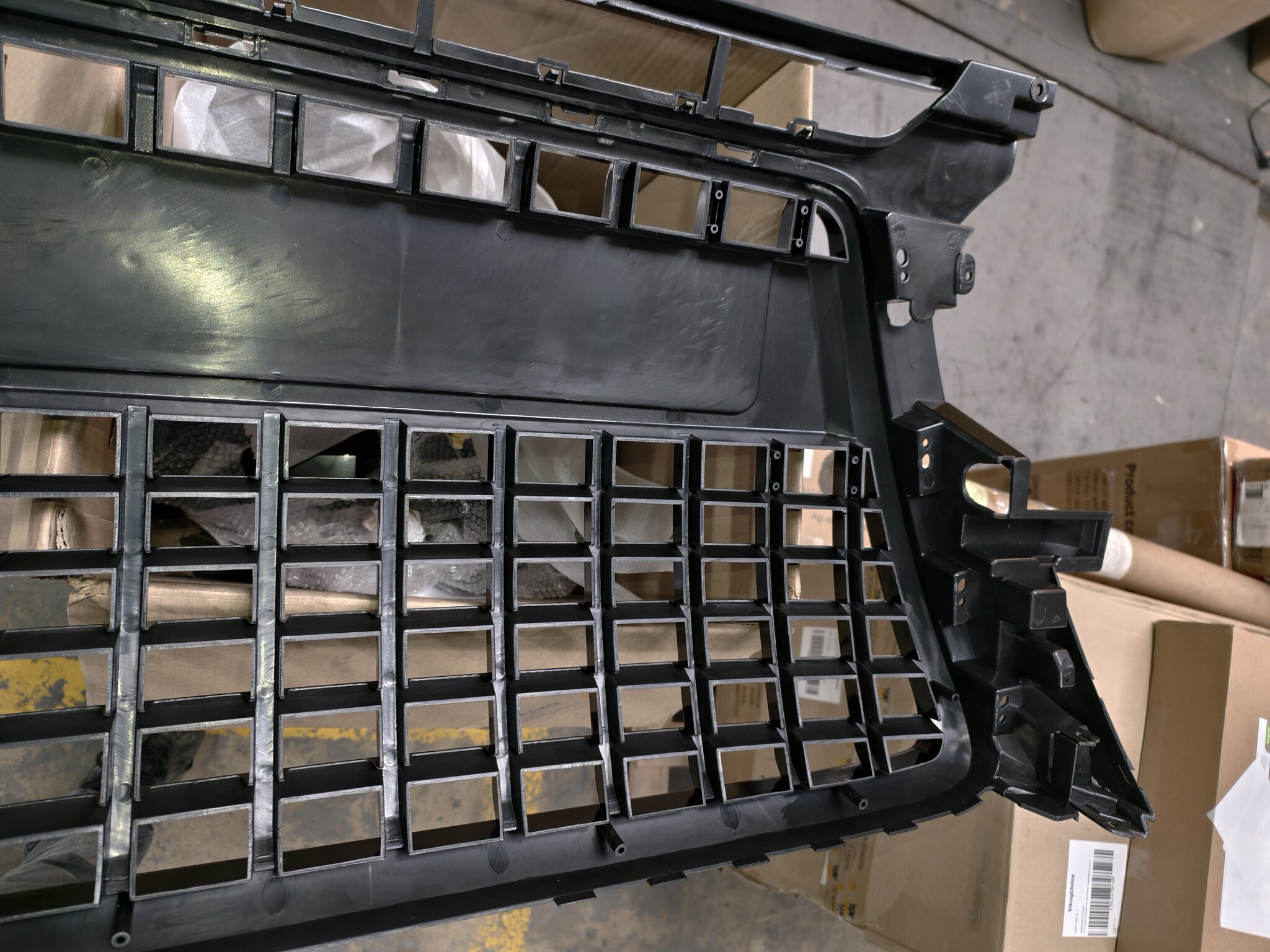 Grille voor AUDI Q5 2008-09/2012 - sport stijl - glanzend zwart