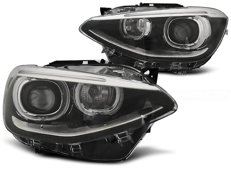 Koplampen dagrijlicht BMW F20 / 21 11-12 14 AE DRL ZWART