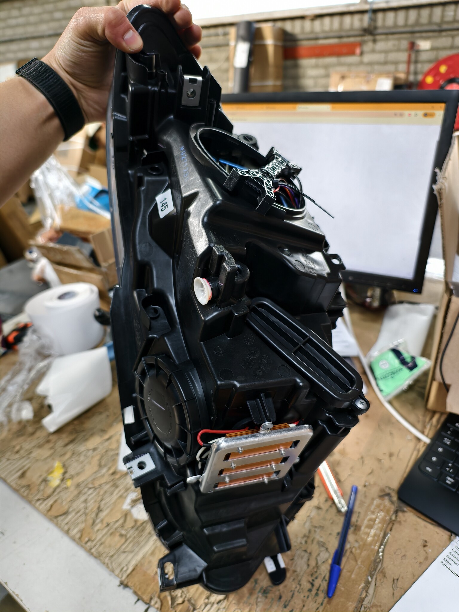 Koplampen dagrijlicht BMW F20 / 21 11-12 14 AE DRL ZWART