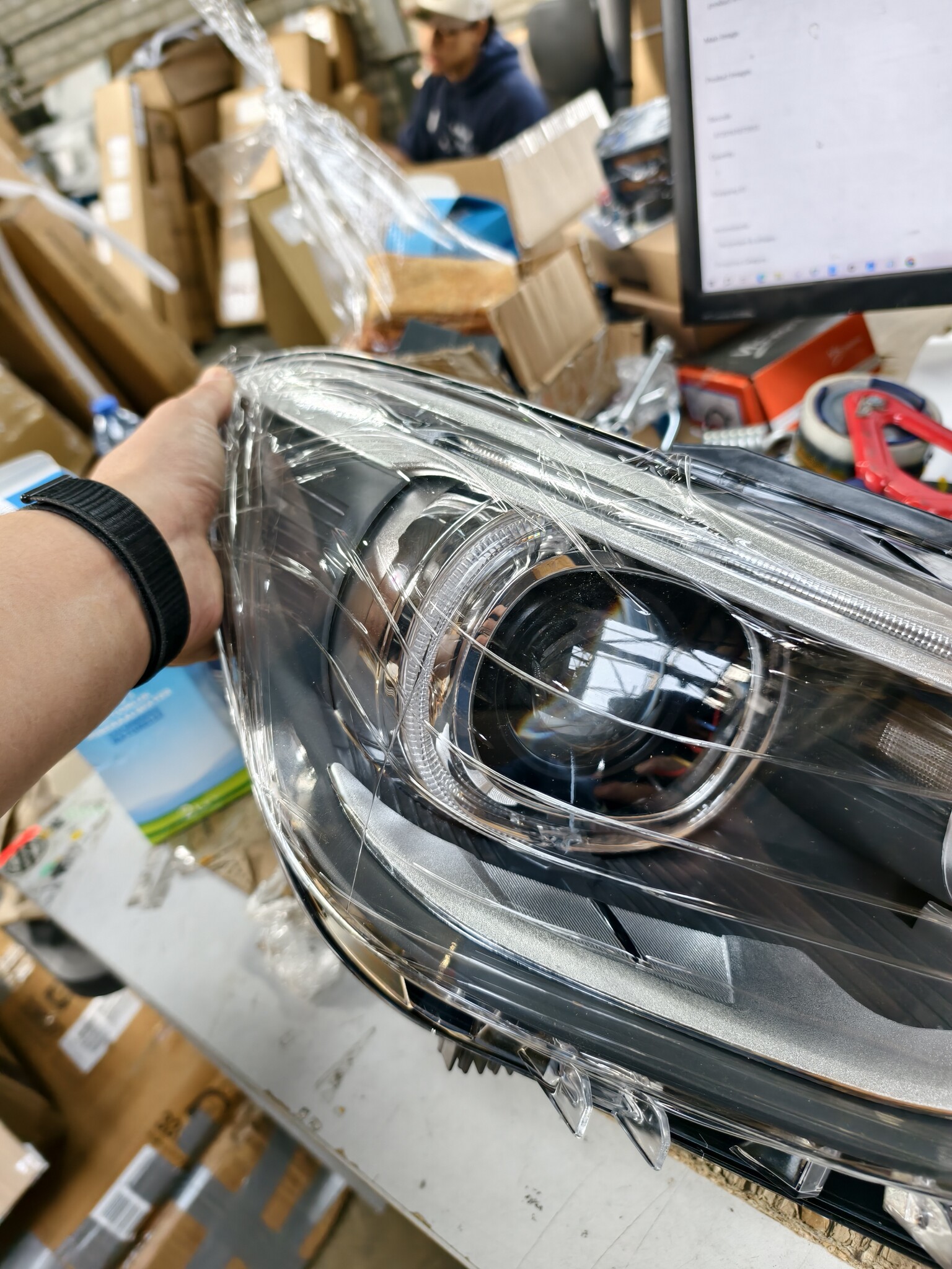 Koplampen dagrijlicht BMW F20 / 21 11-12 14 AE DRL ZWART
