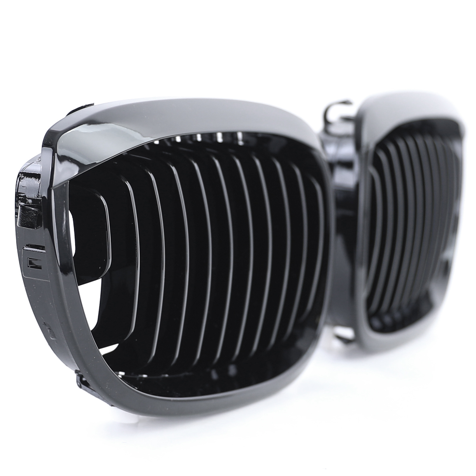 Grill Nieren - BMW 3 Serie E46 Coupe Cabrio 03-07 - Sport Performance - Zwart Glans