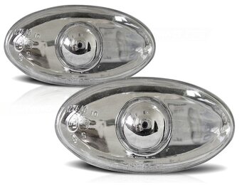 Zijkant knipperlichten PEUGEOT 206 / 307 CHROOM