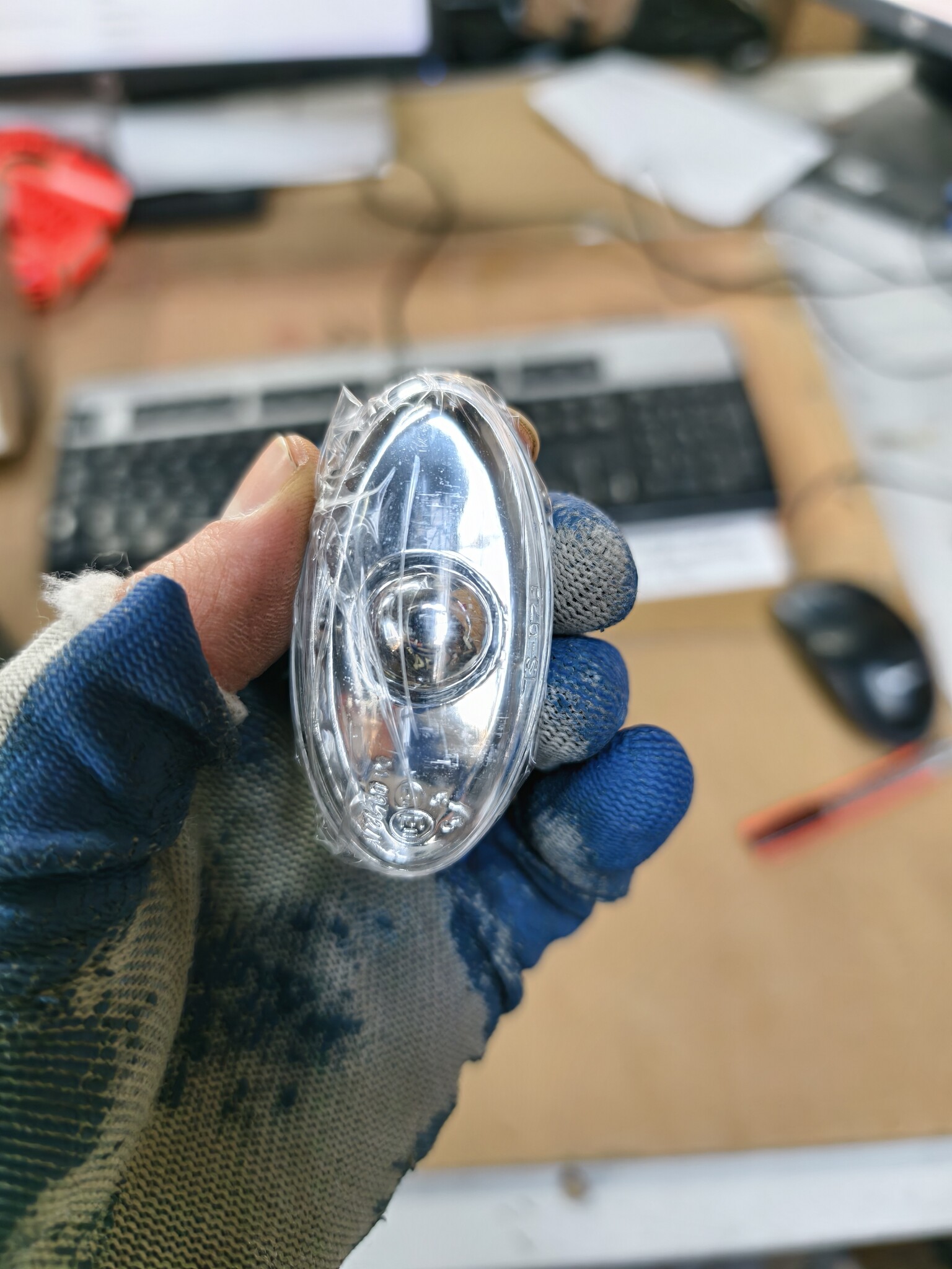 Zijkant knipperlichten PEUGEOT 206 / 307 CHROOM