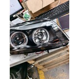 Koplampen dual halo rims BMW E90/E91 03 05-08 08 ANGEL EYES ZWART
