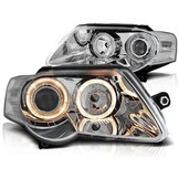 VW Passat B6 Koplampen 2005-2010 | Dual Angel Eyes | E-Gekeurd 55% Korting