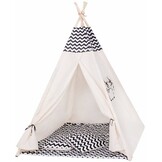 Kinder Speeltent Wigwam Zebra Katoen 160cm Hoog - 33% Korting