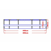 Opzetzwembad 450x90 cm | Metaal Frame | Inclusief Pomp | 35% Korting
