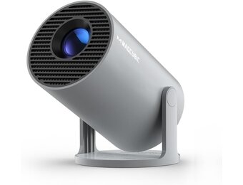 Draagbare Mini Beamer 4K 200 ANSI, WiFi 6, Bluetooth 5.0, Android 11.0, 34% Korting