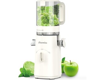 Slowjuicer Sapcentrifuge 150W Wit - 34% Korting