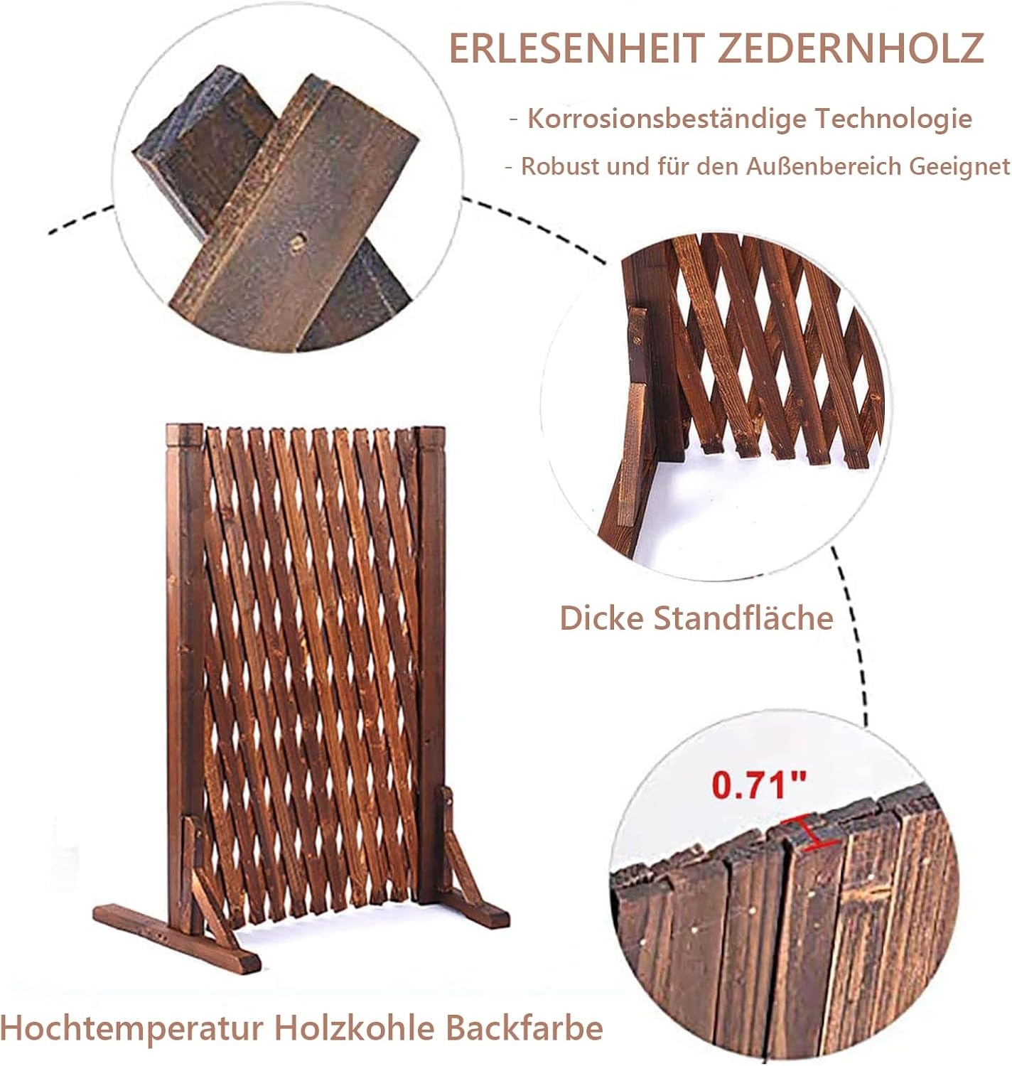 Set van 2 Houten Hekken - Verstelbaar & Opvouwbaar - 160x70 cm - 34% Korting