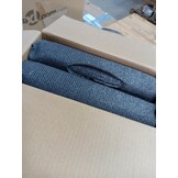 vidaXL Tenttapijt 400x400 cm antracietkleurig