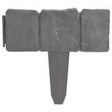 VidaXL Gazonranden Steenlook 41 stuks - 10m Kunststof (33% Korting)