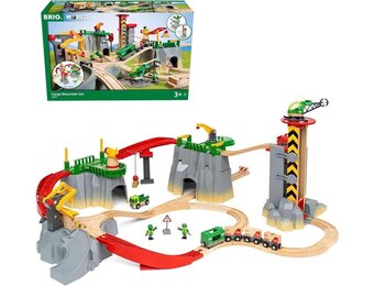 Houten Treinset Mountain Freight Deluxe - 49 Delen - 35% Korting