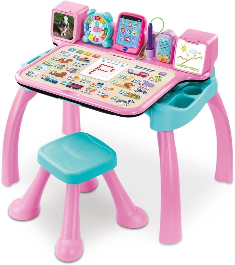 Interactief Muziekbureau 6-in-1 Roze | Frans | Vanaf 3 jaar | 34% Korting