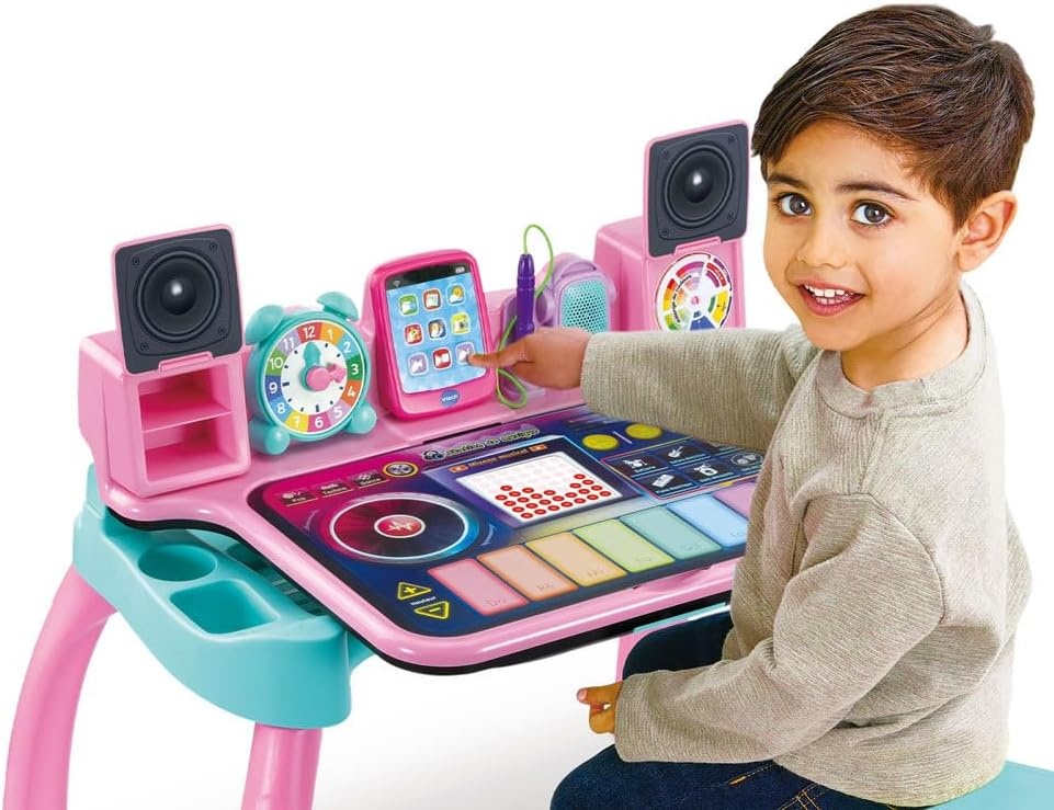 Interactief Muziekbureau 6-in-1 Roze | Frans | Vanaf 3 jaar | 34% Korting