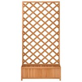 Plantenbak met latwerk 90x35x180 cm Vurenhout - 34% Korting!