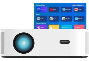 LED Projector JPX-7 Wit - Full HD 1080p, 240 inch, Android TV - 41% korting