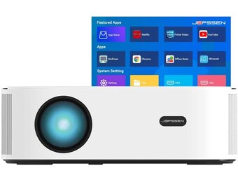 LED Projector JPX-7 Android TV Full HD 1080p Wit 35% Korting