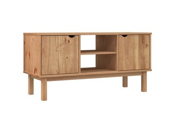 vidaXL TV-meubel OTTA 113,5x43x57 cm Grenenhout - 35% Korting