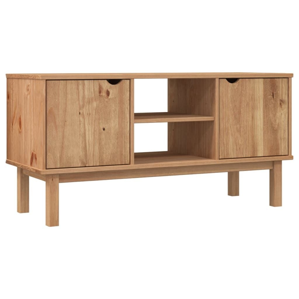 vidaXL TV-meubel OTTA 113,5x43x57 cm Grenenhout - 35% Korting