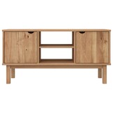 vidaXL TV-meubel OTTA 113,5x43x57 cm Grenenhout - 35% Korting