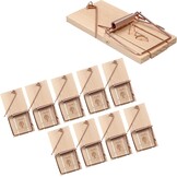 10 Beukenhouten Muisvallen - Gifvrij & Herbruikbaar - 40% Korting!