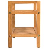 VidaXL Schoenenrek Massief Eikenhout 50x27x40 cm - 53% Korting