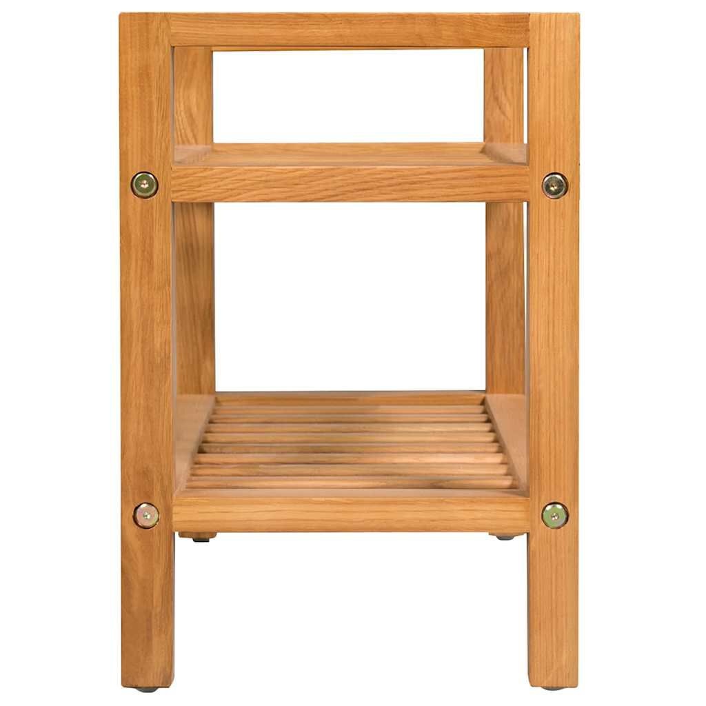 VidaXL Schoenenrek Massief Eikenhout 50x27x40 cm - 53% Korting