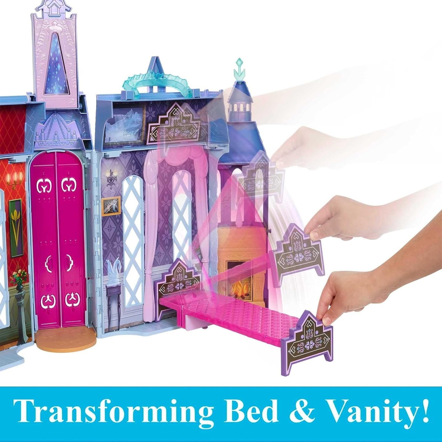 Kasteel Poppenhuis Elsa Frozen 2 Inklapbaar met Pop & Accessoires - 34% Korting