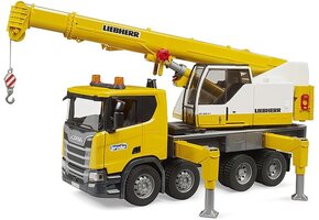 Bruder Scania Kraanwagen met Licht & Geluid, 1:16, 41% Korting