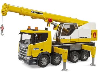 Bruder Scania Kraanvrachtwagen Liebherr 1:16 - 34% Korting!
