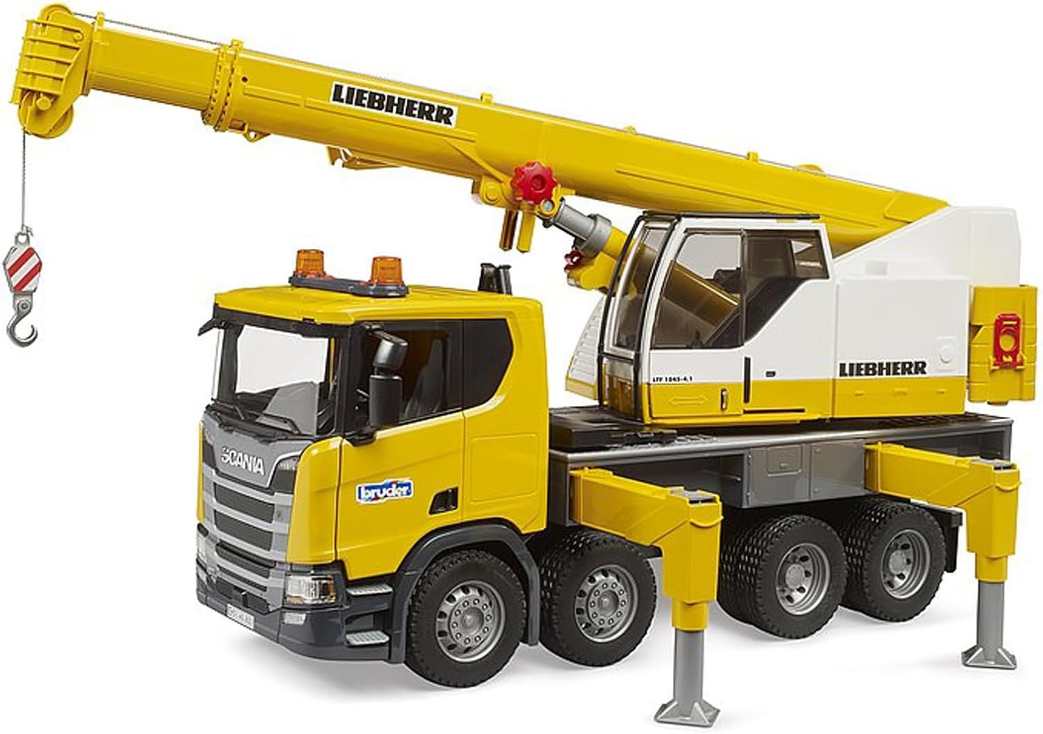 Bruder Scania Kraanvrachtwagen Liebherr 1:16 - 34% Korting!