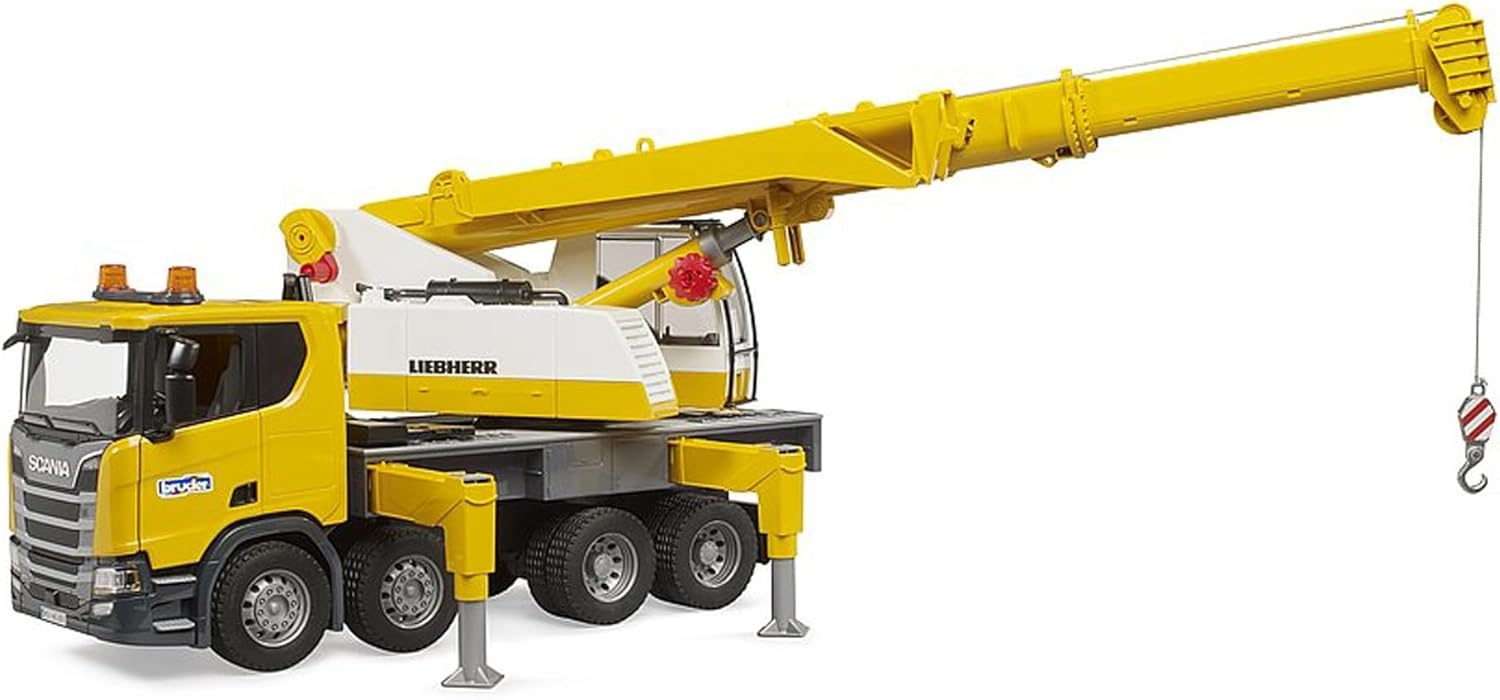 Bruder Scania Kraanvrachtwagen Liebherr 1:16 - 34% Korting!