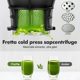 Slowjuicer voor Groenten & Fruit - 250W - Zilver (35% Korting)