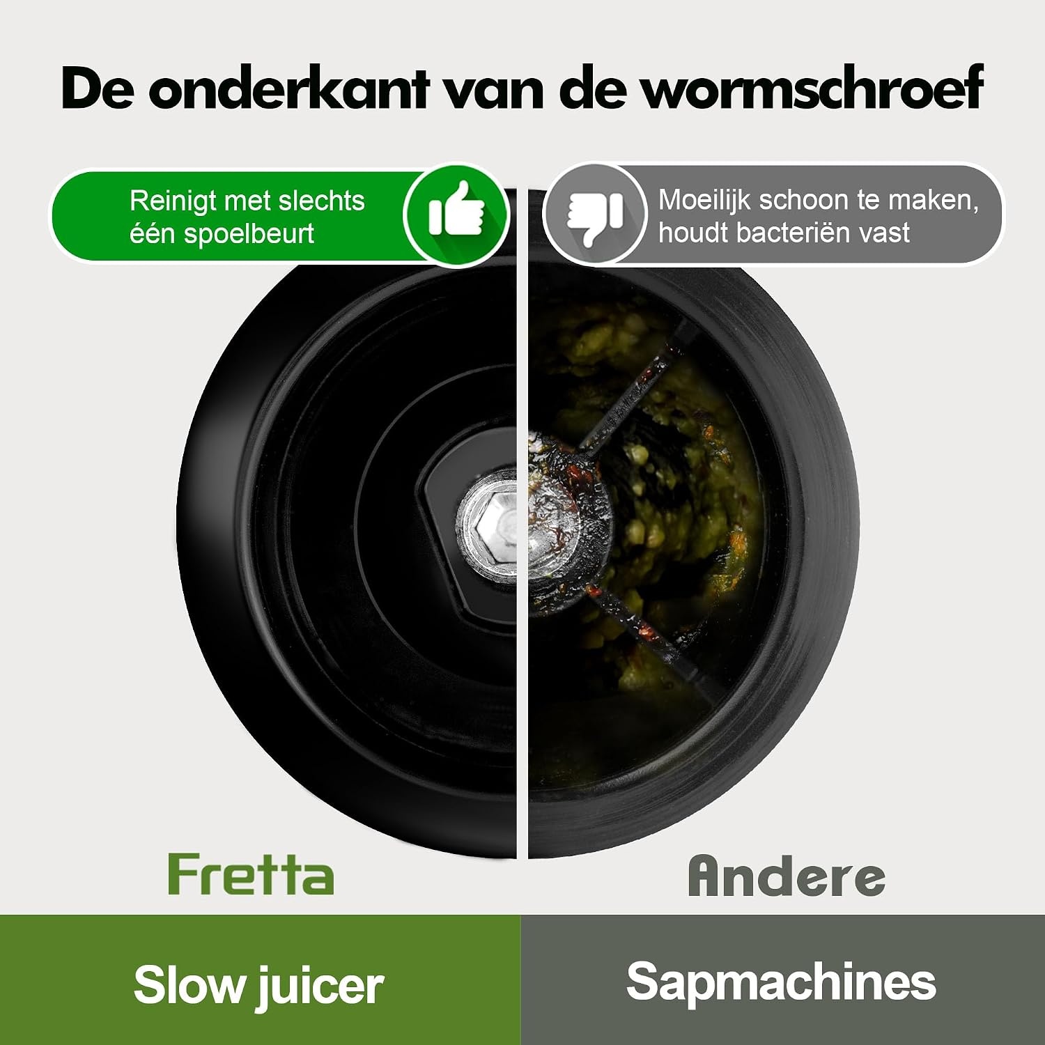 Slowjuicer voor Groenten & Fruit - 250W - Zilver (35% Korting)