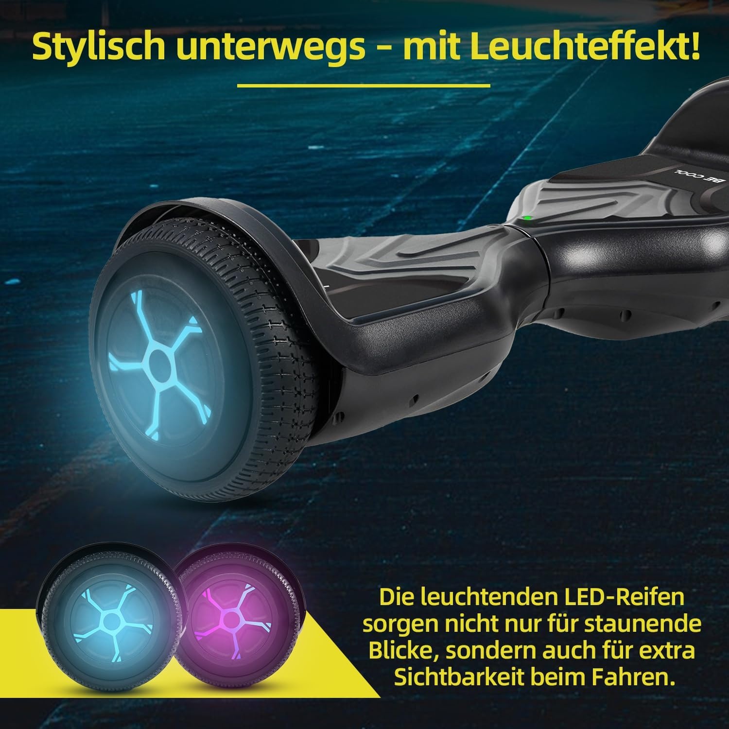 Hoverboard Balansboard Kinderen 6.5 inch Zwart - 35% Korting