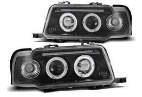 Zwarte Angel Eye Koplampen Audi 80 B4 - 59% Korting