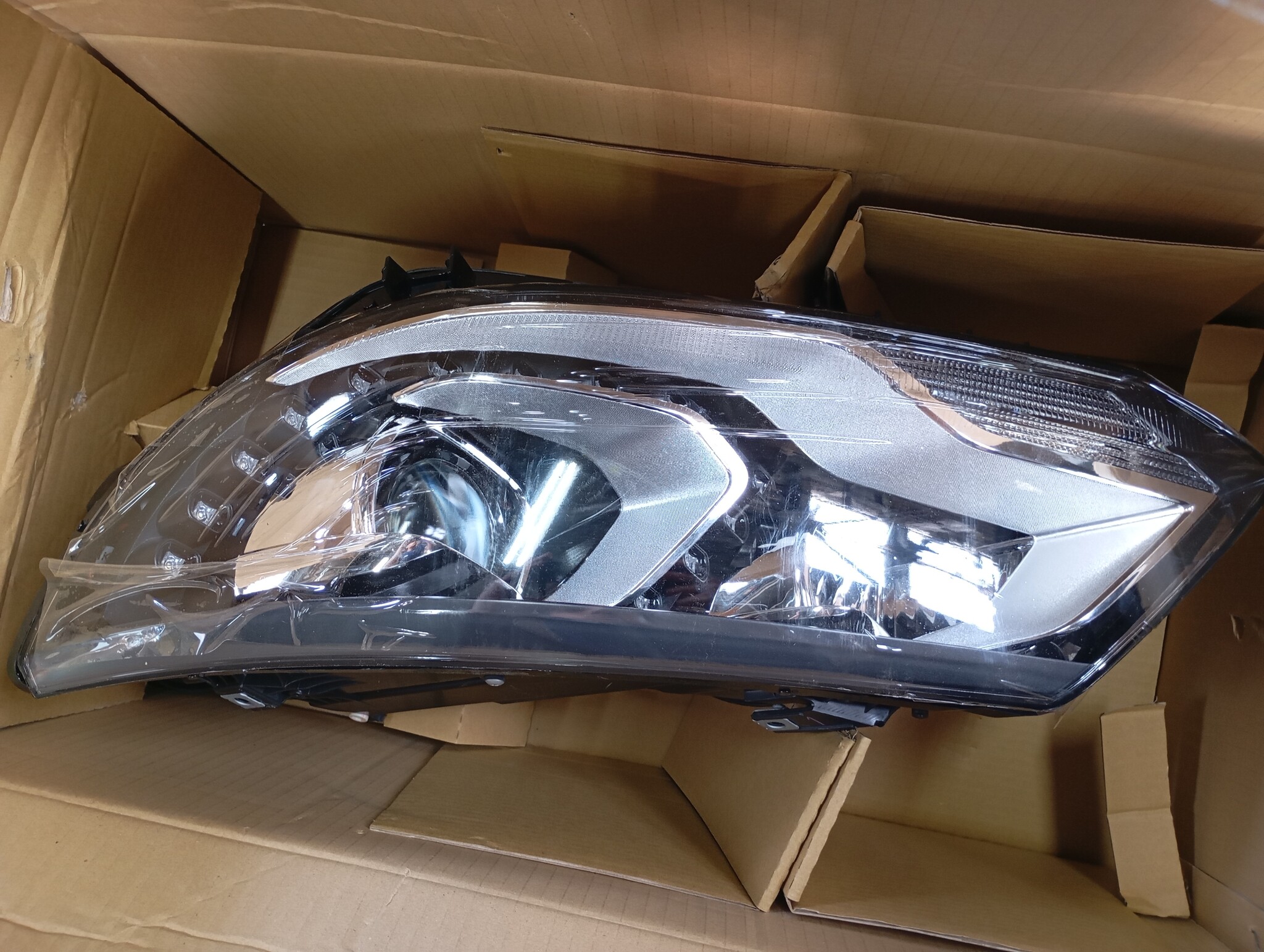 Koplampen VW Tiguan 2011-2015 LED DRL Zwart - 55% Korting