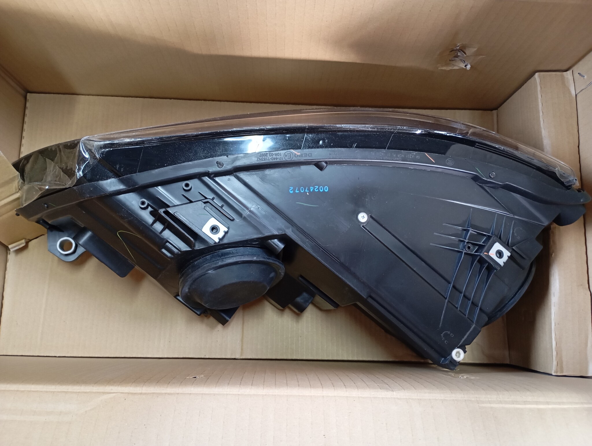 Koplampen VW Tiguan 2011-2015 LED DRL Zwart - 55% Korting