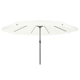 VidaXL Tuinparasol Zand 394x394 cm Polyester - 34% Korting